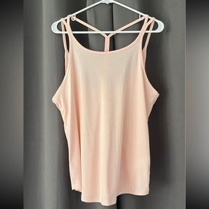 Nike Woman’s Yoga Strapped Back Pink Tank Top